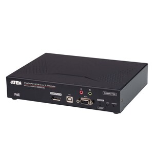 4K DP KVM OVER IP TRANSMITTER W/POE