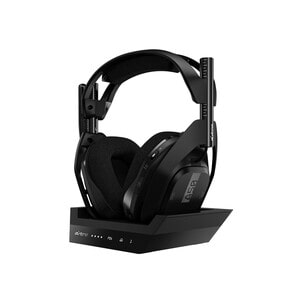 Astro A50 Wireless Over-the-head Stereo Headset - Black - Binaural - Circumaural - 914.4 cm - 20 Hz to 20 kHz - Uni-direct