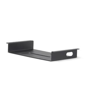 SpacePole Counter Mount for Docking Station, I/O Connectivity Base - Black - TAA Compliant