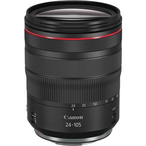 Canon - 24 mm to 105 mmf/4 - Zoom Lens for Canon RF - Designed for Digital Camera - 77 mm Attachment - 0.24x Magnification