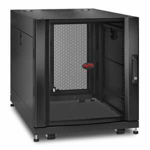 APC NetShelter SX 12U Floor Standing Rack Cabinet for Server, Storage - 482.60 mm Rack Width x 755.65 mm Rack Depth - Blac