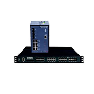 Fortinet FortiSwitch Ethernet Switch - 8 Ports - Manageable - Gigabit Ethernet - 10/100/1000Base-T, 1000Base-SX/LX, 1000Ba