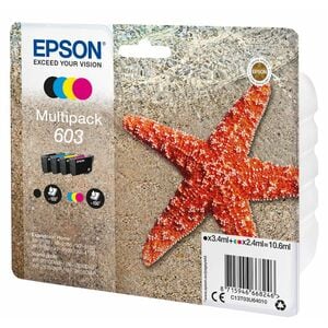 Epson 603 Original Inkjet Ink Cartridge - Multi-pack - Cyan, Magenta, Yellow, Black - 4 / Pack
