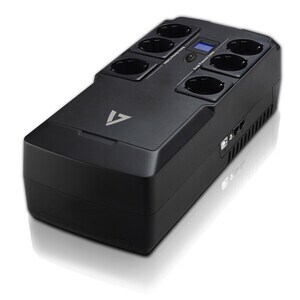 V7 UPS1DT750-1E Standby UPS - 750 VA/450 W - 2U Rack-mountable - 8 Hour Recharge - 30 Second Stand-by - 230 V AC Input - 2