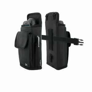 MOBILIS Carrying Case (Holster) Handheld Terminal - Black - Drop Resistant - 1680D Polyester Body - Belt, Ring - 250 mm He