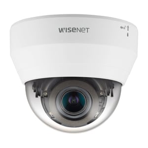Wisenet QND-6082R 2 Megapixel Full HD Network Camera - Monochrome, Color - Dome - White - 65.62 ft Infrared Night Vision -
