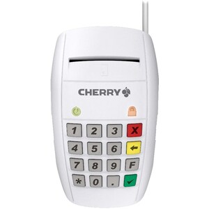 CHERRY ST-2100 Kontakt Robust Smartcard-Lesegerät - Weiß - KabelUSB