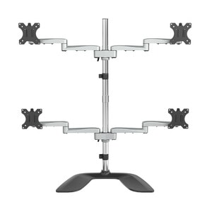 StarTech.com Monitorhalterung für vier Bildschirme - Für bis zu 32" VESA-Monitore - beweglich - Stahl & Aluminium (ARMQUAD