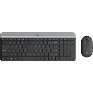 Logitech MK470 Tastatur & Maus - QWERTZ - Deutsch - Kabellos, Funk USB - Optische, Kabellos, Funk, USB, 1000 dpi Bewegungs