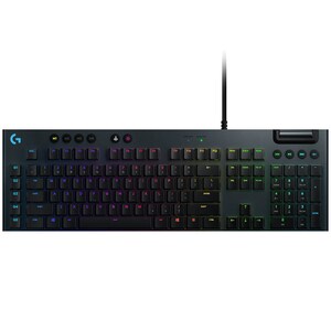 Logitech G815 Gaming Keyboard - Cable Connectivity - USB Interface - English (US) - Black - Mechanical Keyswitch - Volume 