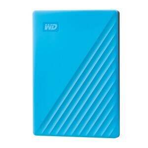 WD My Passport Tragbar Festplatte - Extern - 2 TB - Blau - USB 3.0 - 256-bit Verschlüsselungsstandard - Retail