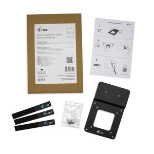 i-tec Wandhalterung für Docking Station, Monitor, TV - 75 x 75, 100 x 100 - Metall