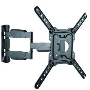 ITB - Staffa a 3 snodi per montaggio a muro di schermi da 32" a 65", portata 35Kg., VESA fino a 400x400