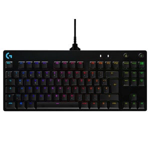 Logitech G PRO Gaming-Tastatur - Kabel Konnektivität - USB Schnittstelle - RGB LED - Deutsch - QWERTZ Layout - Schwarz - M