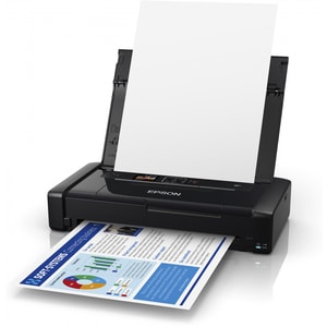 Epson WorkForce WF-110W Desktop Inkjet Printer - Colour - 14 ppm Mono / 11 ppm Color - 5760 x 1440 dpi Print - 20 Sheets I
