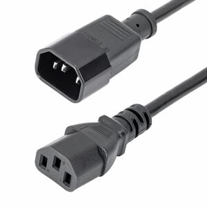 StarTech.com Power Extension Cord - 1.83 m - For Desktop Computer, Server, PDU, UPS, Printer - IEC 60320 C14 / IEC 60320 C