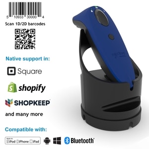 Socket Mobile SocketScan S740 Handheld Barcode Scanner - Wireless Connectivity - Blue - 495.30 mm Scan Distance - 1D, 2D -