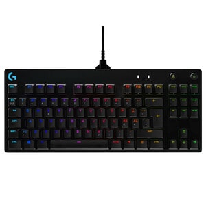 Logitech G PRO Gaming Keyboard - Cable Connectivity - USB Interface - RGB LED - Danish, Norwegian, Swedish, Finnish - QWER