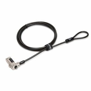 Kensington Slim N17 Combination Laptop Lock for Wedge-Shaped Slots