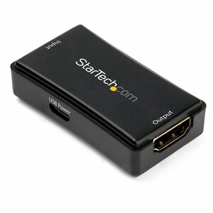 StarTech.com Signal Amplifier - 30.48 m Maximum Operating Distance - 1 x HDMI In - 1 x HDMI Out - USB
