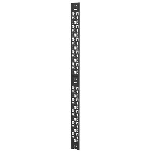 VERTIV Kabelführung - Schwarz - 2 Pack Paket - Kabelmanagement-Panel - 42U Rack Height - Metall