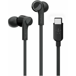 Belkin SOUNDFORM Kabel Ohrhörer Stereo Ohrhörerset - Schwarz - Binaural - In-Ear - 121,9 cm Kabel - Host-Schnittstelle: US