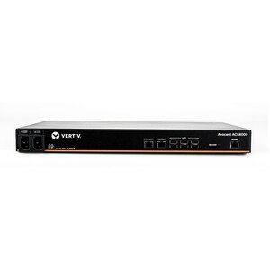 VERTIV ACS ACS8016MDAC-404 Device Server - 1 GB - DDR3 SDRAM - Verdrilltes, Glasfaserleitung - 2 x Netzwerk (RJ-45) - 8 x 