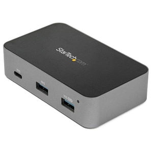 StarTech.com 3 Port USB C 3.2 Gen 2 Hub with Ethernet Adapter - 10Gbps USB Type C to 2x USB-A 1x USB-C - Powered Hub w/ Fa