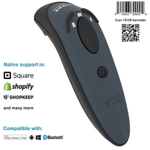 Socket Mobile DuraScan D740 Handheld Barcode Scanner - Wireless Connectivity - Utility Gray - 2 scan/s - 495 mm Scan Dista