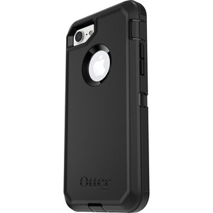 OtterBox Defender Carrying Case (Holster) Apple iPhone 7, iPhone 8, iPhone SE 2 Smartphone - Black - Dirt Resistant Port, 