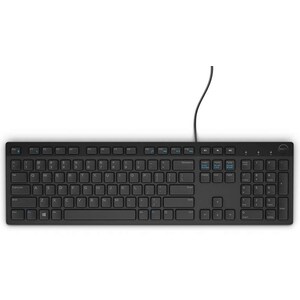 Dell KB216 Teclado - Cabo Conectividade - USB Interface - Inglês (EUA), Internacional - QWERTY Layout - Preto - Computador
