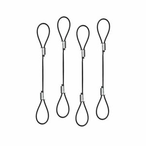 LINDY Kabelbinder - Schwarz - 4 / Pack Paket - Kabelhalterung - 150 mm Länge - Edelstahl, Polyamid, Nylon