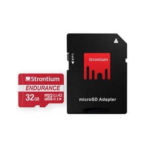 Strontium Nitro Plus Endurance A2 32 GB Class 10/UHS-I (U1) microSDHC - 100 MB/s Read - 25 MB/s Write - 2 Year Warranty