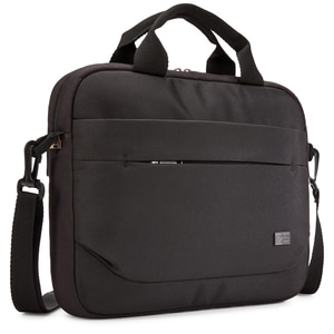 Case Logic Advantage ADVA-111 BLACK Carrying Case (Attaché) for 25.4 cm (10") to 30.5 cm (12") Notebook - Black - Polyster