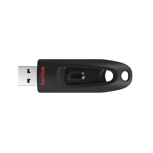 SanDisk Ultra 64 GB USB 3.0 Typ A Flash-Laufwerk - Rot - 128-bit AES - 100 MB/s Read Speed - 5 Jahr(e) Garantie