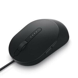 Dell MS3220 Mouse - USB 2.0 - Laser - 5 Button(s) - Black - Cable - 3200 dpi - Tilt Wheel