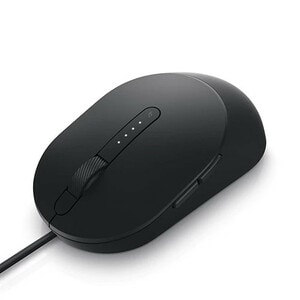 Dell MS3220 Mouse - USB 2.0 - Laser - 5 Button(s) - Black - Cable - 3200 dpi - Tilt Wheel