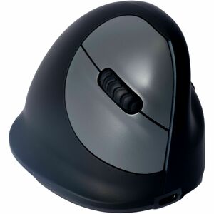 R-Go HE ergonomic mouse, vertical mouse, prevents RSI, large (hand length ≥ 185mm), right-handed, wireless, black - PC, Ma