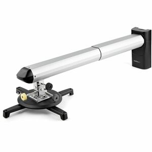 StarTech.com PROJWALLMNT. Befestigungstyp: Wand, Höchstgewichtskapazität: 15 kg, Produktfarbe: Schwarz, Silber. Breite: 18