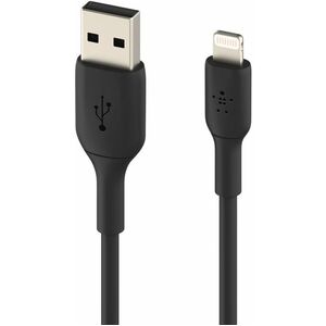 Belkin BoostCharge 15 cm Lightning/USB Datentransferkabel - Cable for iPad, iPad Pro, iPhone - MFI - Schwarz