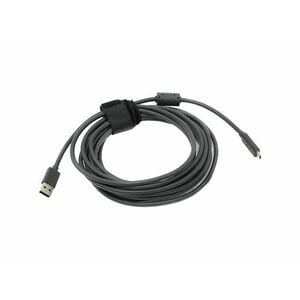 Logitech 5 m USB Cabo de transferência de dados - Primeira extremidade: 1 x USB Tipo A - Macho