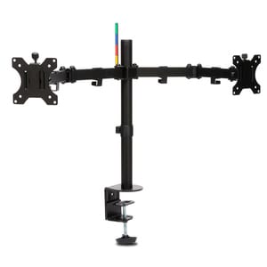 Kensington SmartFit Mounting Arm for Monitor - Black - Landscape/Portrait - Height Adjustable - 2 Display(s) Supported - 3