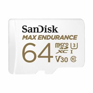 SanDisk MAX ENDURANCE 64 GB microSD - 100 MB/s Read