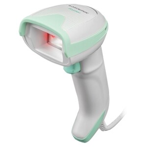 Datalogic Gryphon GM4500-HC Handheld Barcode Scanner Kit - Cable Connectivity - White - 1D, 2D - Imager