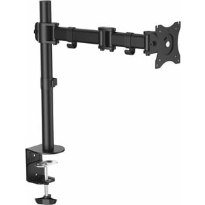 DESK MOUNT MONITOR ARM - ARTICULATING ARM - HEAVY DUTY STEEL - FOR VESA MOUNT MONITORS UP TO 27IN AND UP TO 17.6 LB. (8 KG