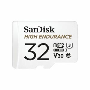 SanDisk High Endurance 32 GB Class 10/UHS-I (U3) microSDHC - 100 MB/s Read - 40 MB/s Write