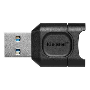 Kingston MobileLite Plus microSD Reader - microSD, microSDXC, microSD (TransFlash), microSDHC - USB 3.2 (Gen 1) Type A - E