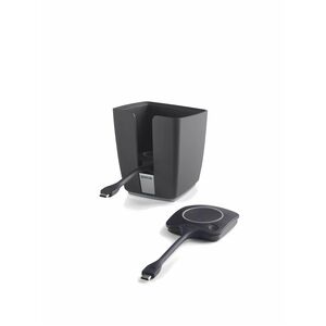 TWO (2) CLICKSHARE USB-C BUTTONS  & TRAY