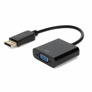 AddOn AS615AA-AO-5PK 20 cm DisplayPort/VGA Video Cable - 5 - Cable for Video Device, Monitor - First End: 1 x DisplayPort 