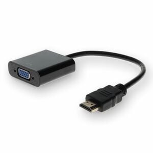 AddOn 20.42 cm HDMI/VGA Video Cable - 5 - Cable for Video Device, Monitor, Projector - First End: 1 x HDMI Digital Audio/V